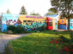 Mühle Vorderansicht